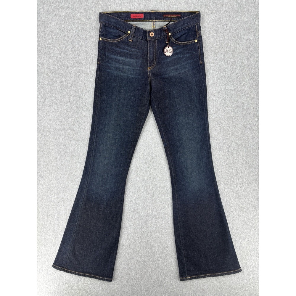 AG Adriano‎ Goldschmied The Legend Flare Jeans USA Dark Wash NWT 28R